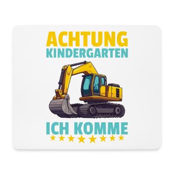ich bin ein Kindergartenkind Kindergarten Einhorn - Mousepad (Querformat) - Weiß - Vorne