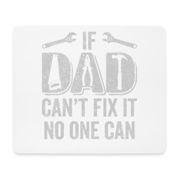 Papa, Dad, Vater, Vatertag, Reparieren - Mousepad (Querformat) - Weiß - Vorne