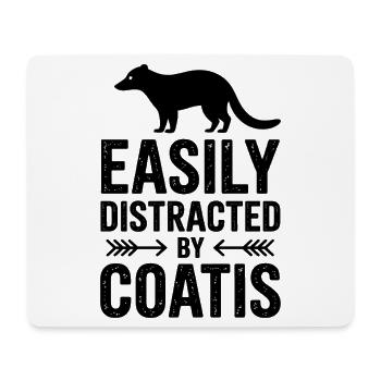 Coatis Sayings Funny Coatis Gift - Mouse Pad (horizontal) - white - Front