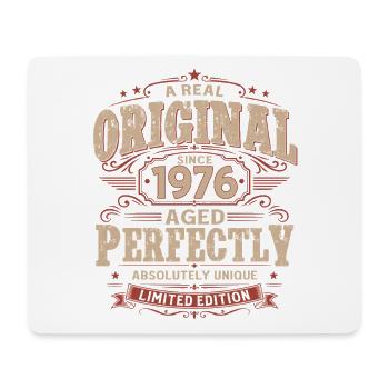 50e anniversaire Gift Man Vintage original 1976 - Tapis de souris (format paysage) - blanc - Devant