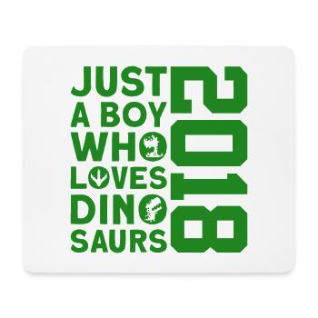 DINO 2018 DINOSAUR 8TH BIRTHDAY - Mouse Pad (horizontal) - white - Front