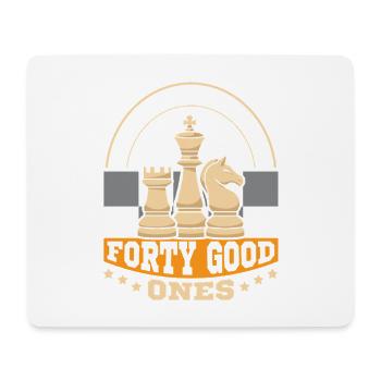 Chess Chess Player Chessboard - Mouse Pad (horizontal) - white - Front