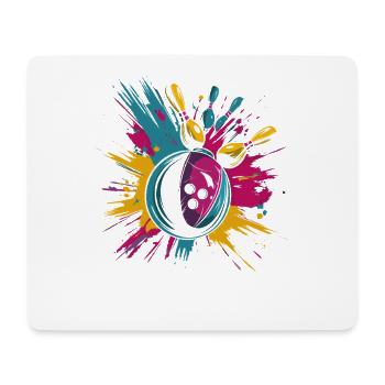 Bols - Tapis de souris (format paysage) - blanc - Devant