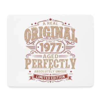 49th Birthday Gift Husband Original Vintage 1977 - Mouse Pad (horizontal) - white - Front