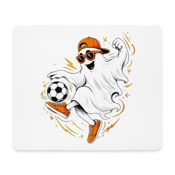 Halloween, Football, Ghost - Mouse Pad (horizontal) - white - Front