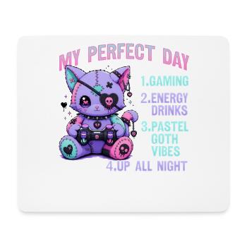 Pastel Goth Soft Goth Gaming Gamer - Mouse Pad (horizontal) - white - Front