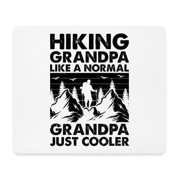 Hiking grandpa like a normal grandpa just cooler - Mouse Pad (horizontal) - white - Front