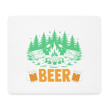 Hiking Mountain Trail Backpacking Outdoors Poaching - Mouse Pad (horizontal) - white - Front