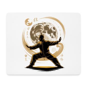 Tai Chi Zen Meditation – Chi Qigong Training - Mousepad (Querformat) - Weiß - Vorne