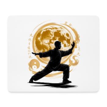 Tai Chi Zen Meditation – Chi Qigong Training - Mouse Pad (horizontal) - white - Front