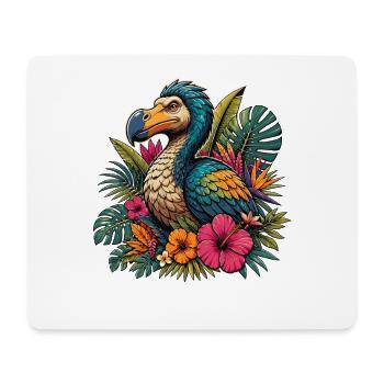 Magie tropicale colorée du perroquet - Tapis de souris (format paysage) - blanc - Devant
