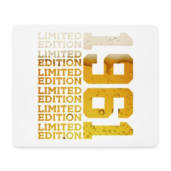 BIÈRE ÉDITION LIMITÉE 1961 65E ANNIVERSAIRE - Tapis de souris (format paysage) - blanc - Devant