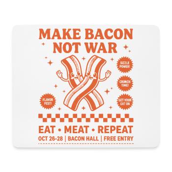 Breakfast Bacon Lovers Funny Brunch Coffee Food - Mouse Pad (horizontal) - white - Front