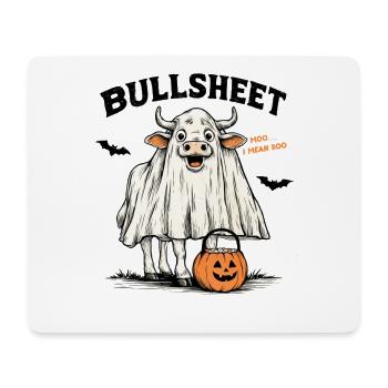 Cow Halloween Outfit Funny Pun Farm - Mouse Pad (horizontal) - white - Front