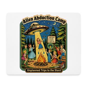 Alien Abduction Camp: Unplanned Trips - Mouse Pad (horizontal) - white - Front