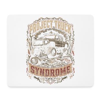 Rolling Coal Project Truck Syndrome - Mouse Pad (horizontal) - white - Front