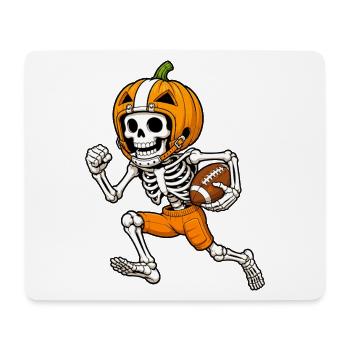 Halloween, America Football, Skeleton - Mouse Pad (horizontal) - white - Front