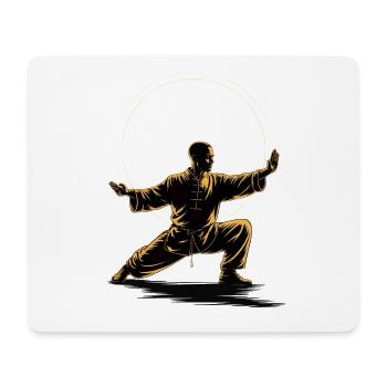 Tai Chi Zen Meditation – Chi Qigong Training - Mouse Pad (horizontal) - white - Front