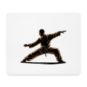 Tai Chi Zen Meditation – Chi Qigong Training - Mouse Pad (horizontal) - white - Front