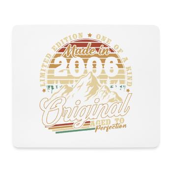 2006 Jahrgang Vintage Geburtstag Geschenk Retro - Mouse Pad (horizontal) - white - Front