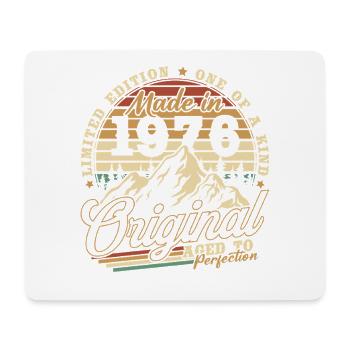 1976 Vintage Vintage Birthday Gift Retro - Mouse Pad (horizontal) - white - Front