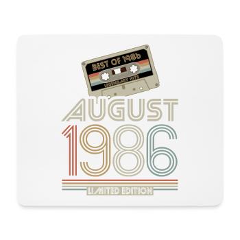 Cassette | Best of August 1986 | Limited Edition - Mouse Pad (horizontal) - white - Front