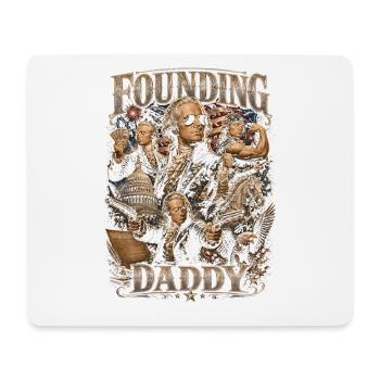 Founding Father Alexander Hamilton, July 4 - Mouse Pad (horizontal) - white - Front