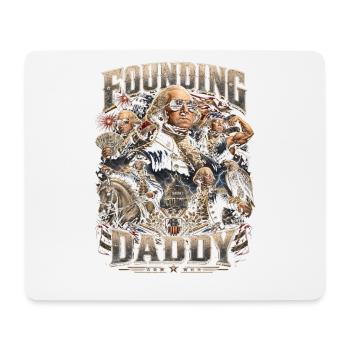 Founding Father George Washington, July 4 - Mouse Pad (horizontal) - white - Front