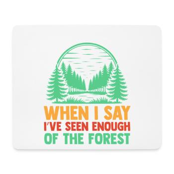 Hiking Mountain Trail Backpacking Outdoors Poaching - Mouse Pad (horizontal) - white - Front