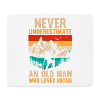 Hiking Mountain Trail Backpacking Outdoors Poaching - Mouse Pad (horizontal) - white - Front