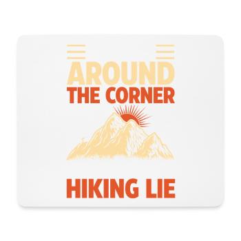 Hiking Mountain Trail Backpacking Outdoors Poaching - Mouse Pad (horizontal) - white - Front