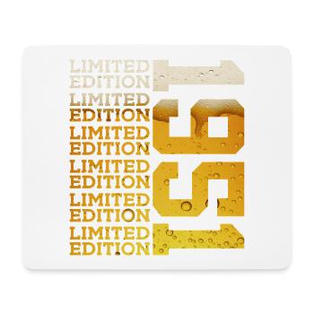 LIMITED EDITION 1951 BEER 75TH BIRTHDAY - Mouse Pad (horizontal) - white - Front