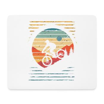 Vintage Mountain Bike - Mouse Pad (horizontal) - white - Front