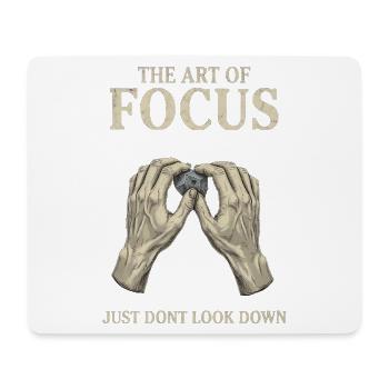 Boulderer Bouldering Art Of Focus - Mouse Pad (horizontal) - white - Front