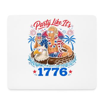 Celebrate like in 1776! Alexander Hamilton, 4th Ju - Mouse Pad (horizontal) - white - Front