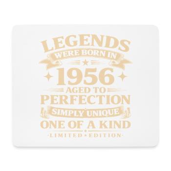 Born in 1956 Simply unique - Mouse Pad (horizontal) - white - Front