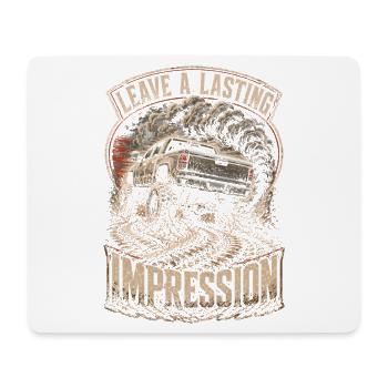 Rolling Coal Leave A Lasting Impression - Mouse Pad (horizontal) - white - Front