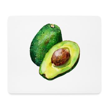 Avocat frais - Tapis de souris (format paysage) - blanc - Devant