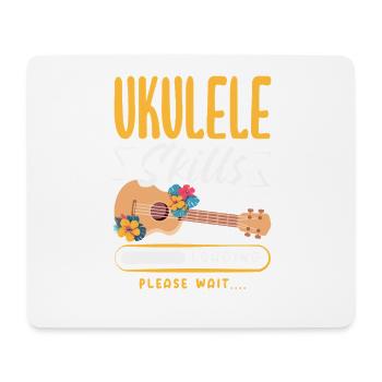 Funny Ukulele Designs and Sayings - Mouse Pad (horizontal) - white - Front