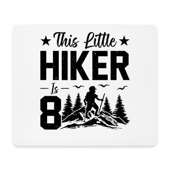 Hiking Kids 8th Birthday Mountain Hiking Kids - Mousepad (Querformat) - Weiß - Vorne