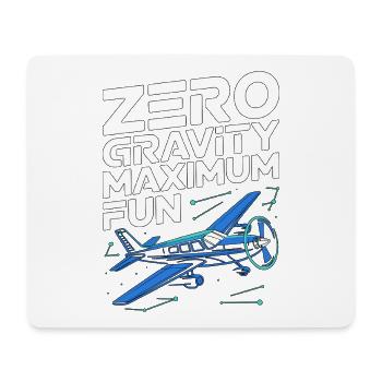 Private Pilot Zero Gravity Maximum Aircraft Pilot - Mouse Pad (horizontal) - white - Front