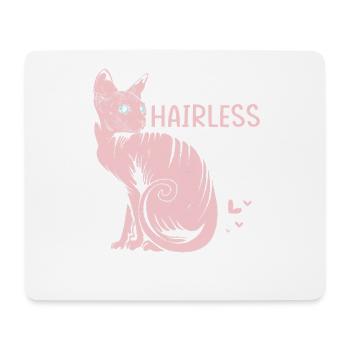 Le Sphynx - Tapis de souris (format paysage) - blanc - Devant