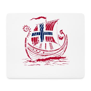 Norway Vacation Norge Fjords Travel Scandinavian - Mouse Pad (horizontal) - white - Front