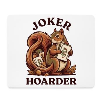 Mahjong Joker Écureuil Accumulateur - Tapis de souris (format paysage) - blanc - Devant