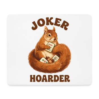 Mahjong Joker Hoarder Squirrel - Mouse Pad (horizontal) - white - Front