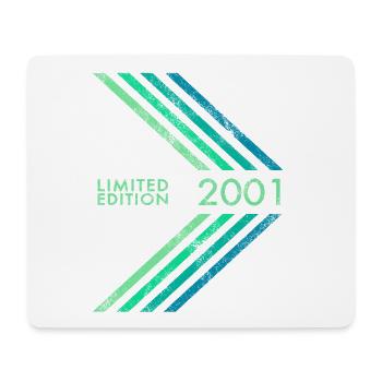 2001 Limited Edition Birthday Man Woman Sport - Mouse Pad (horizontal) - white - Front