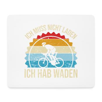 Kondition Statt Akku - Mousepad (Querformat) - Weiß - Vorne