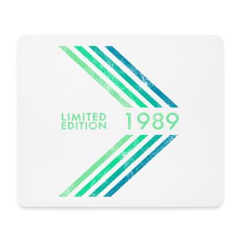 Édition limitée 1989 Anniversaire masculin féminin - Tapis de souris (format paysage) - blanc - Devant