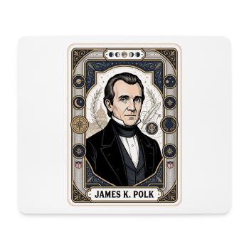 James K. Polk Tarotrahmen - Mousepad (Querformat) - Weiß - Vorne