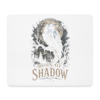 Rabe Raben Born Of Shadow - Mouse Pad (horizontal) - white - Front